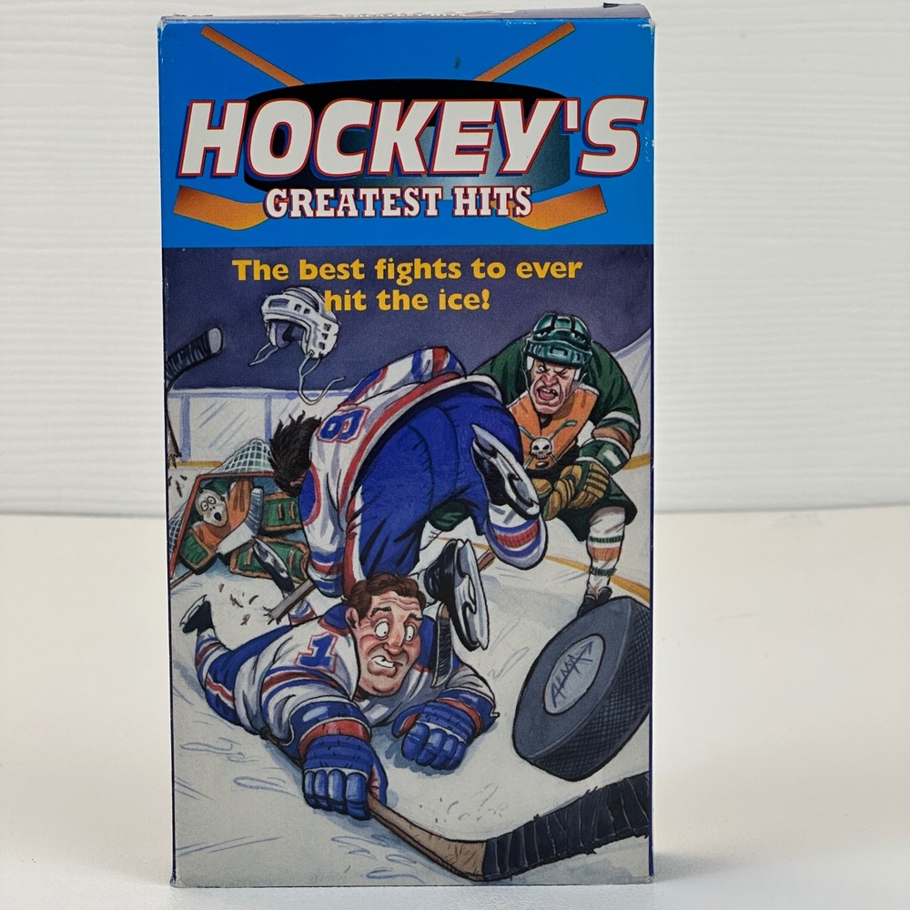 Hockey's Greatest Hits VHS 1996 Front Row Entertainment Best Ice Fights 1430